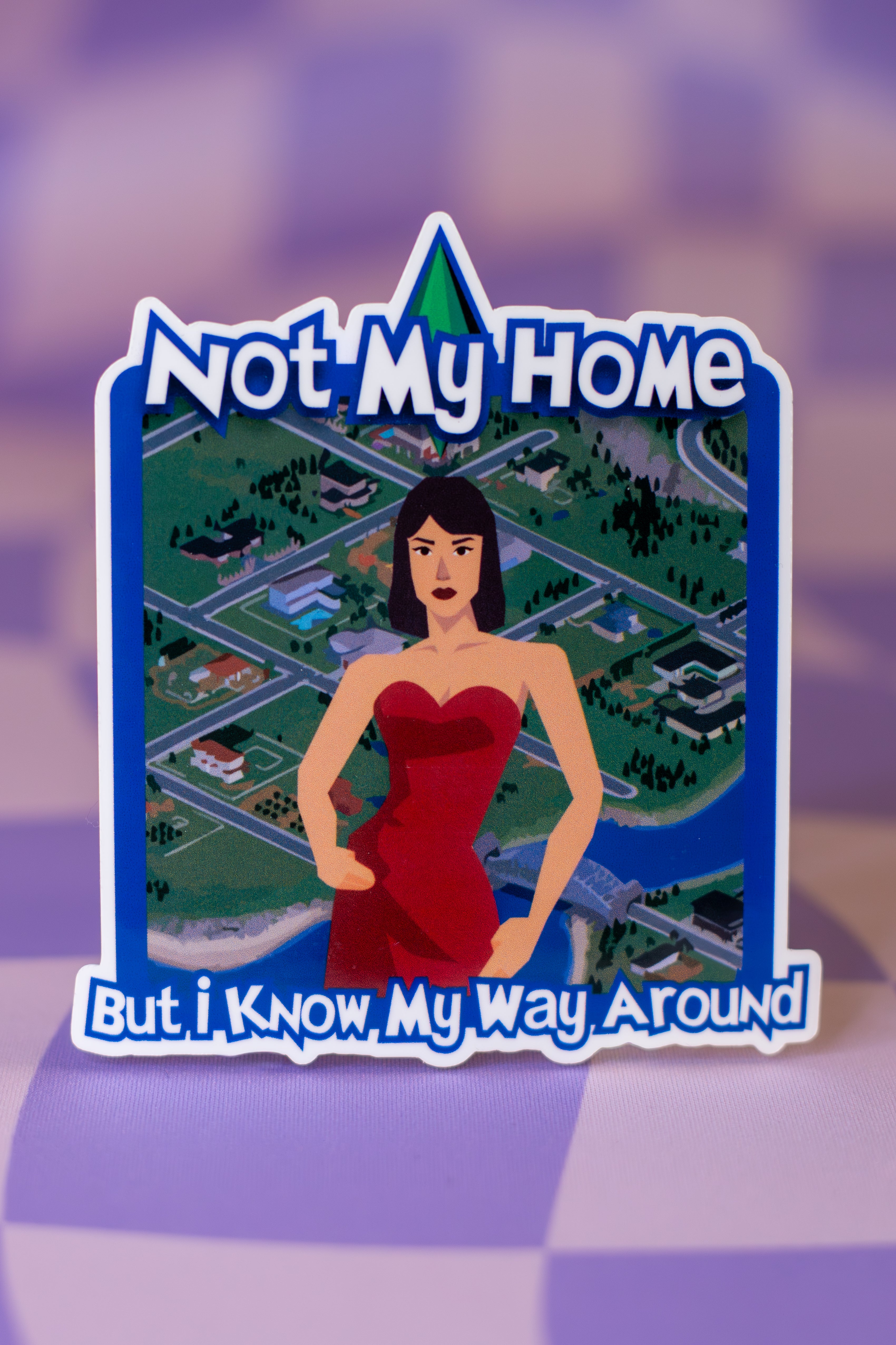 2000s Sims Sticker | Y2K Gamer Nostalgia Decal