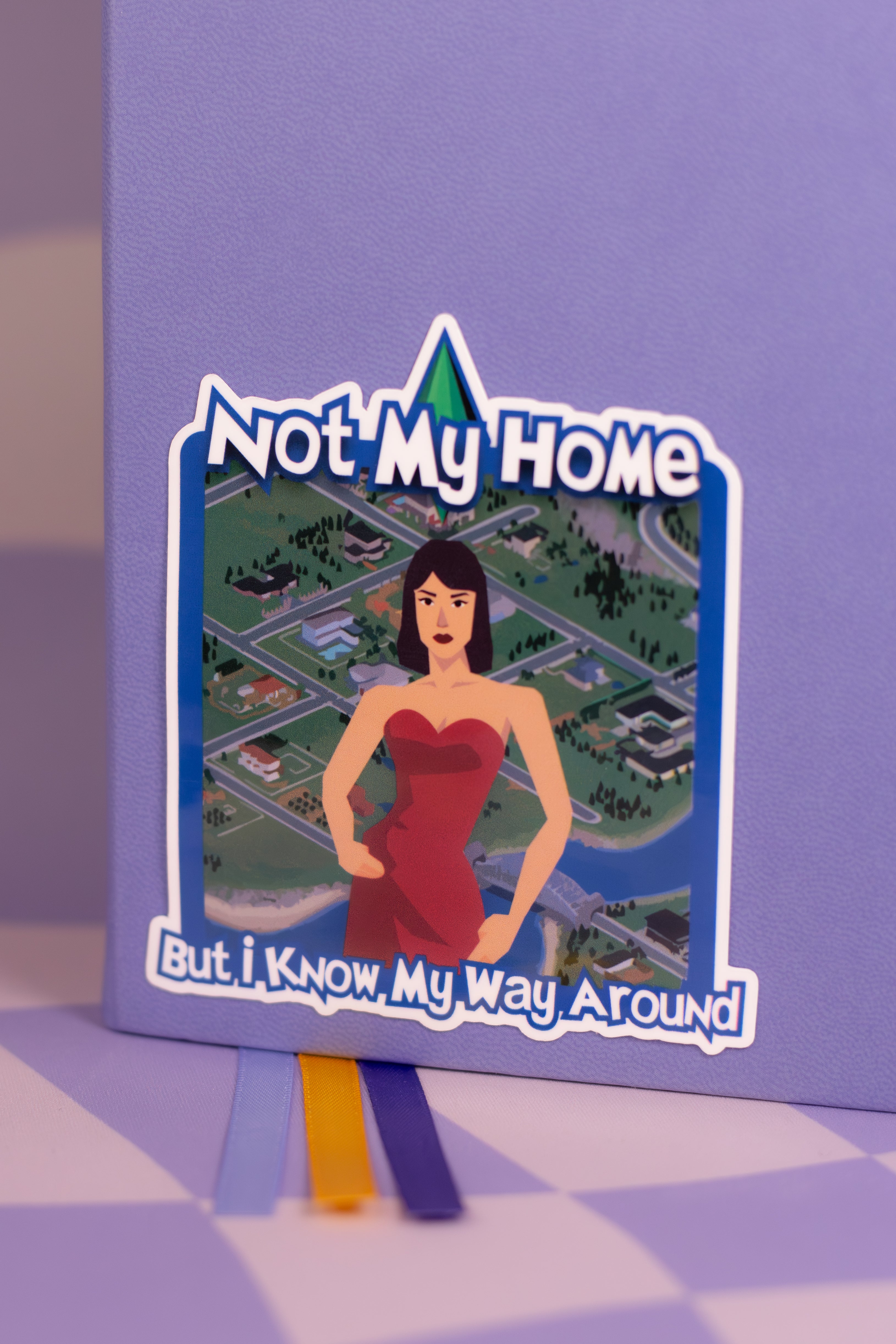 2000s Sims Sticker | Y2K Gamer Nostalgia Decal