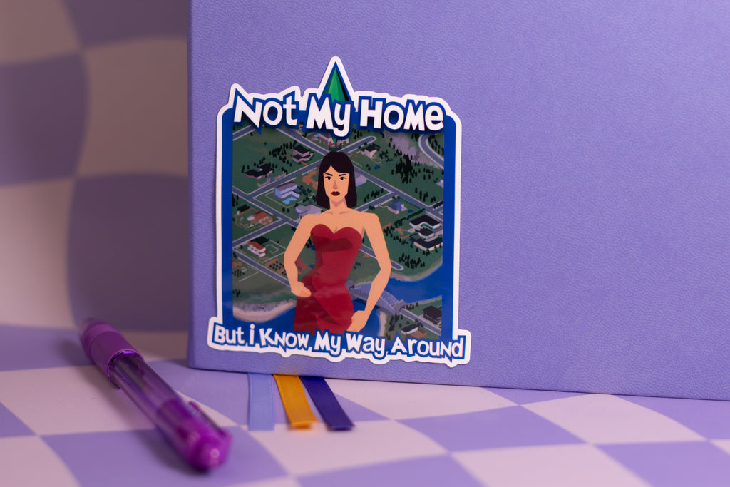 2000s Sims Sticker | Y2K Gamer Nostalgia Decal