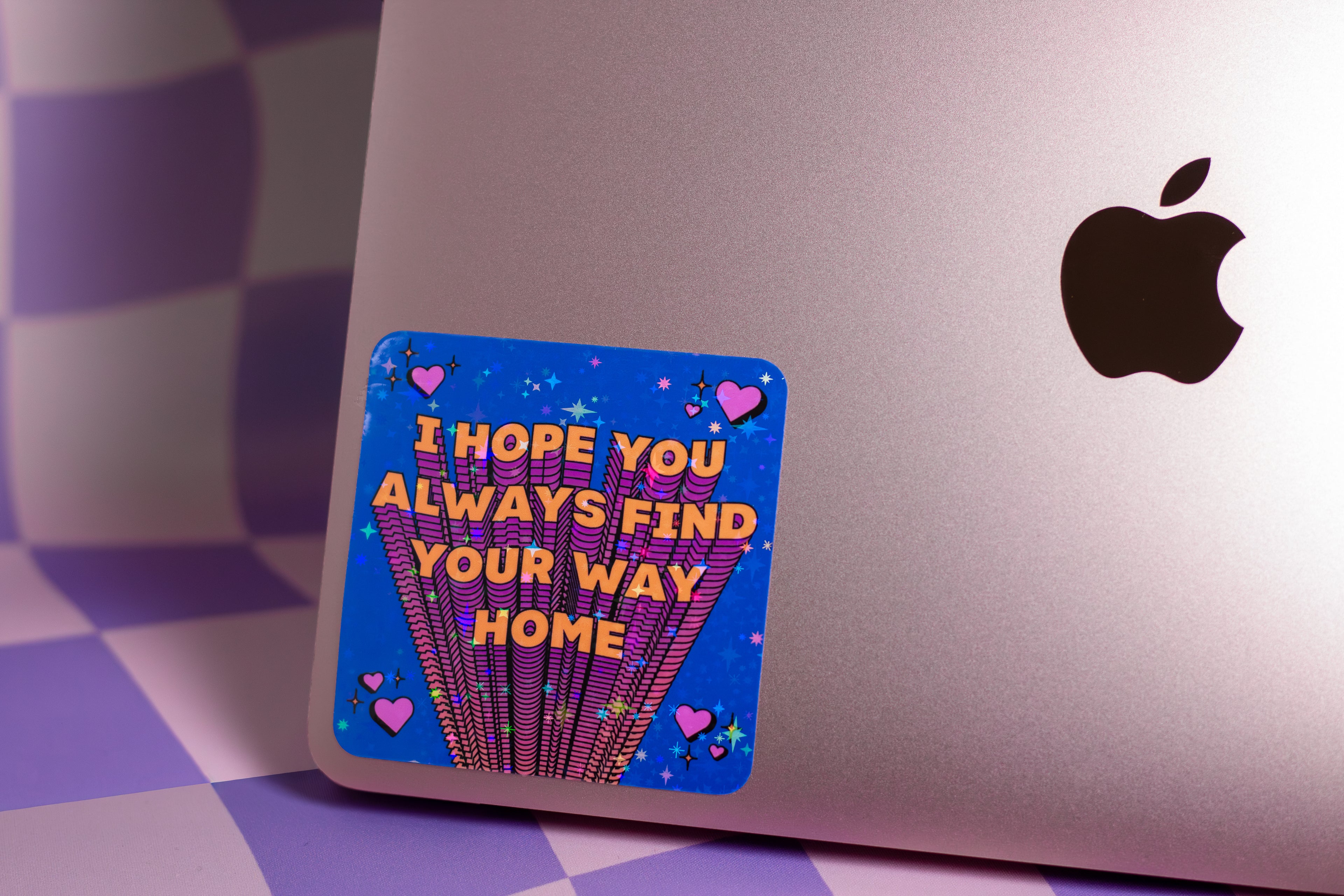 Trippy Holographic Vinyl Sticker | Motivational Psychedelic Decal